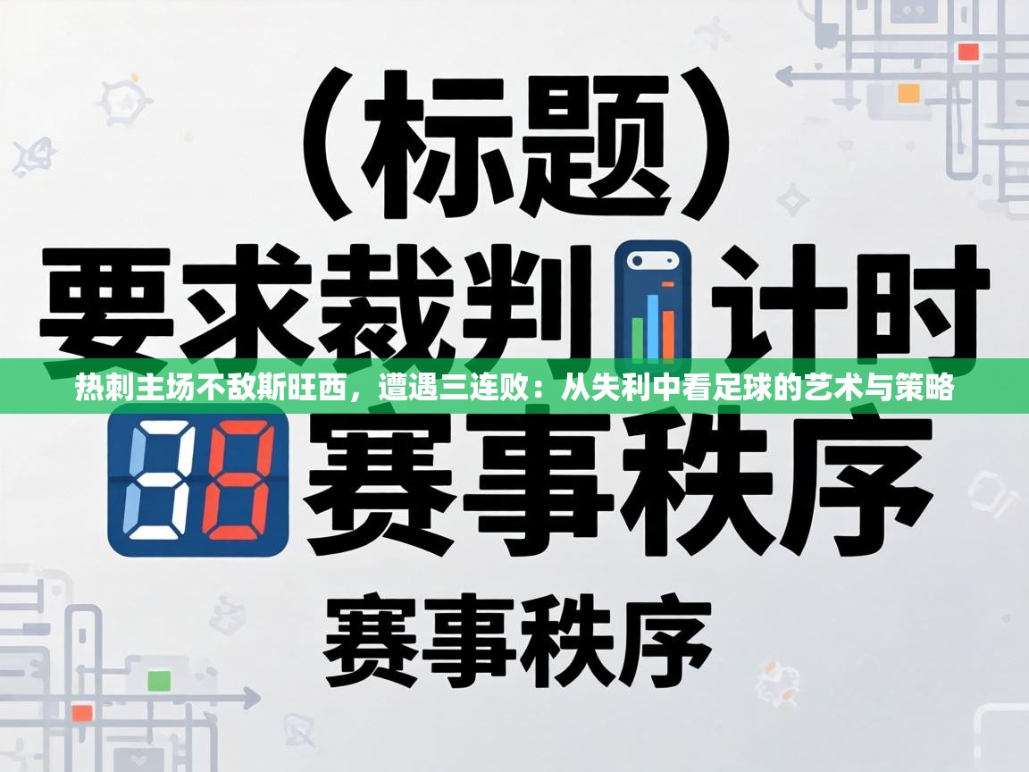 热刺主场不敌斯旺西，遭遇三连败：从失利中看足球的艺术与策略  第1张